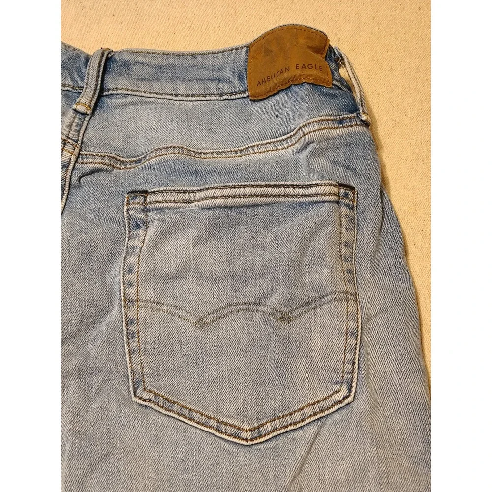 American Eagle Airflex+ Slim Jeans Mens 30x32 Light Wash Stretch Denim